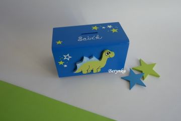 Dřevěná pokladnička pro děti