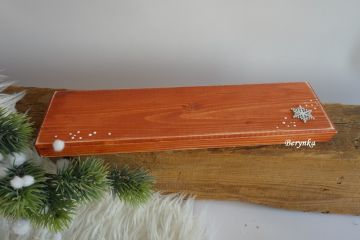 Adventní svícny s bílými domečky - různé barvy