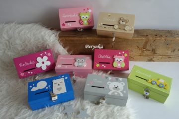 Dřevěná pokladnička