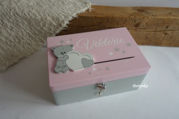 Dřevěná pokladnička