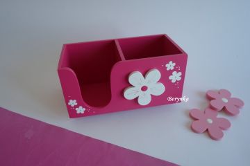 Dvojitý stojánek s kytičkou