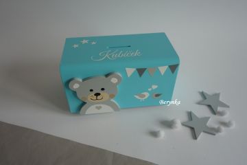 Dřevěná pokladnička