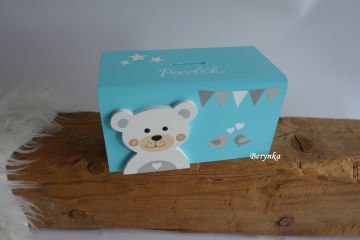 Dřevěná pokladnička