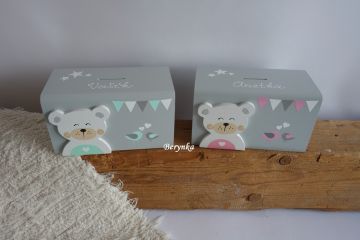 Dřevěná pokladnička