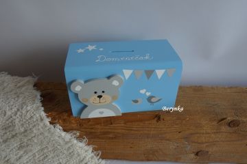 Dřevěná pokladnička