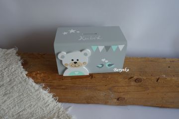 Dřevěná pokladnička