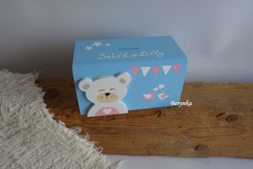 Dřevěná pokladnička