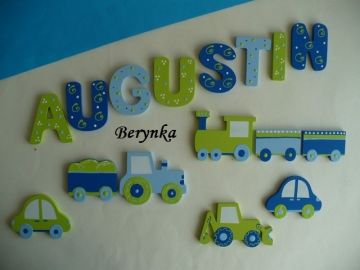 Dřevěná písmenka pro děti