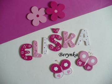 Dřevěná písmenka pro děti