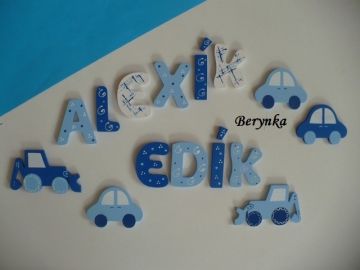 Dřevěná písmenka pro děti