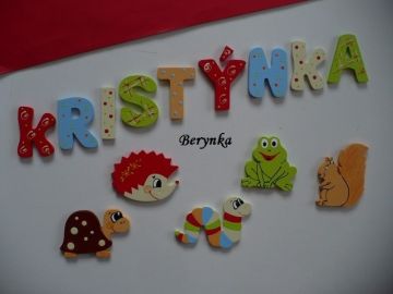 Dřevěná písmenka pro děti