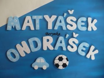 Dřevěná písmenka pro děti