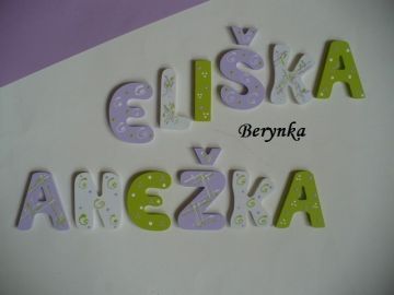 Dřevěná písmenka pro děti
