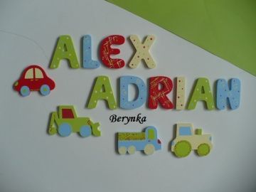 Dřevěná písmenka pro děti