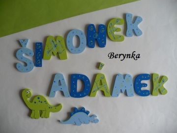 Dřevěná písmenka pro děti