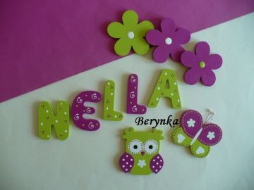 Dřevěná písmenka pro děti