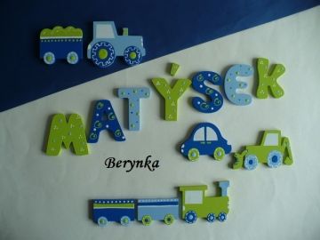 Dřevěná písmenka pro děti