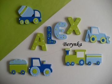 Dřevěná písmenka pro děti