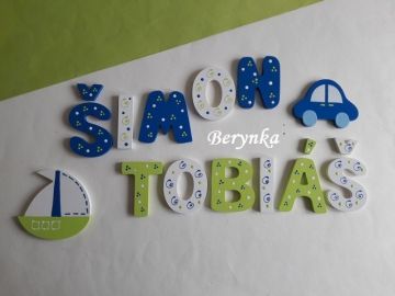 Dřevěná písmenka pro děti