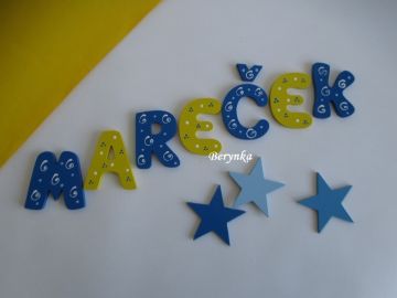 Dřevěná písmenka pro děti