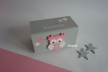 Dřevěná pokladnička pro děti