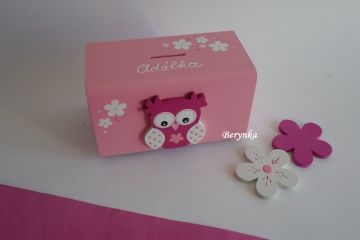 Dřevěná pokladnička pro děti