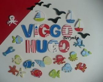 Dřevěné dekorace - námořnické