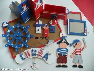 Dřevěné dekorace - námořnické
