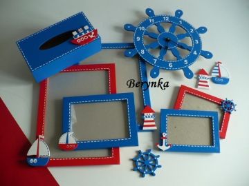 Dřevěné dekorace - námořnické