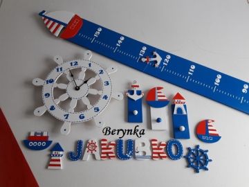 Dřevěné dekorace - námořnické