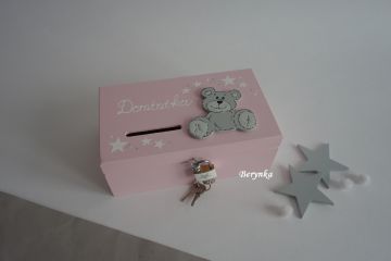 Dřevěná pokladnička