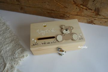 Pokladnička s medvídkem