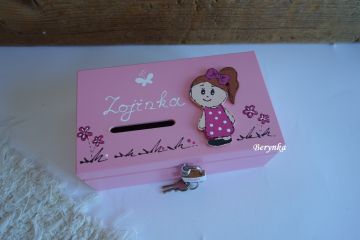 Pokladnička se zámečkem