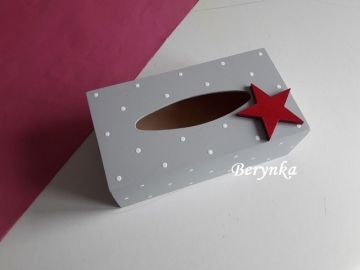 Krabička na kapesníky s hvězdou