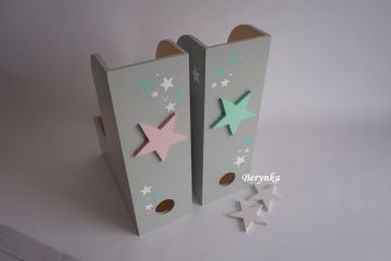 Dřevěný šanon s hvězdičkou