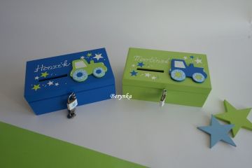 Dřevěná pokladnička