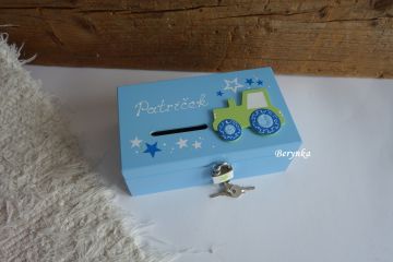 Pokladnička se zámečkem