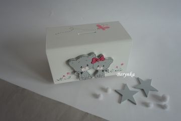 Dřevěná pokladnička pro děti