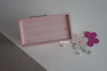 Dřevěná pokladnička pro děti