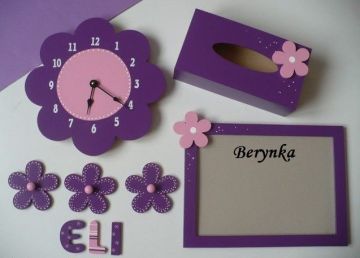 Krabička na kapesníky s kytičkou