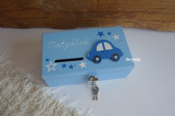 Pokladnička se zámečkem