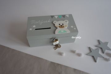 Dřevěná pokladnička