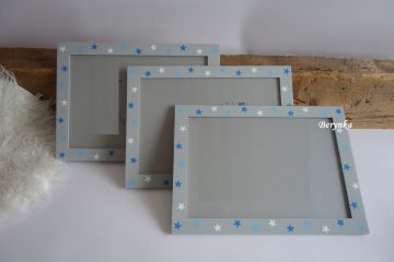 Dřevěný fotorámeček - bez vyřezané dekorace