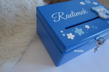 Pokladnička - bedýnka se sovičkou