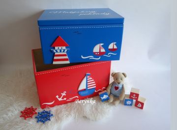 Dřevěná bedýnka - námořnická