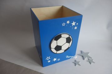 Dřevěný odpadkový koš