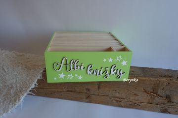 Albi pořadač s nápisem Albi