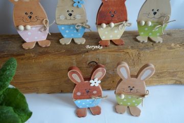 Dřevěný zajíček